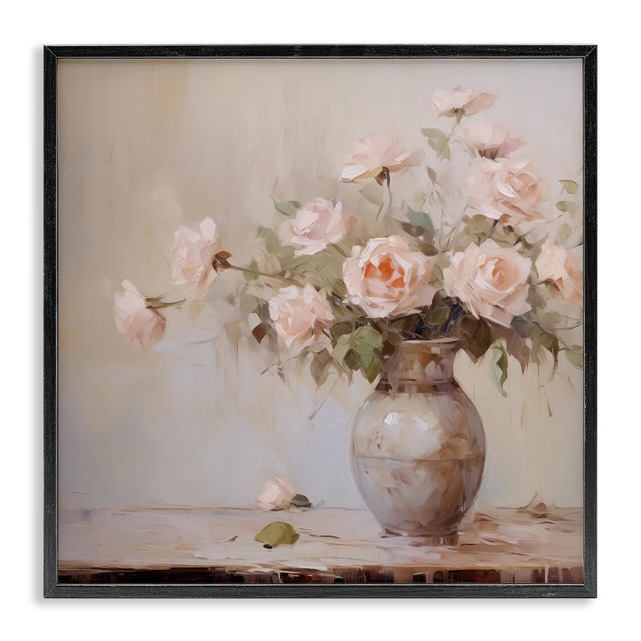 Stupell Industries Romantic Rose Bouquet Framed Giclee Design by Arlington Prints